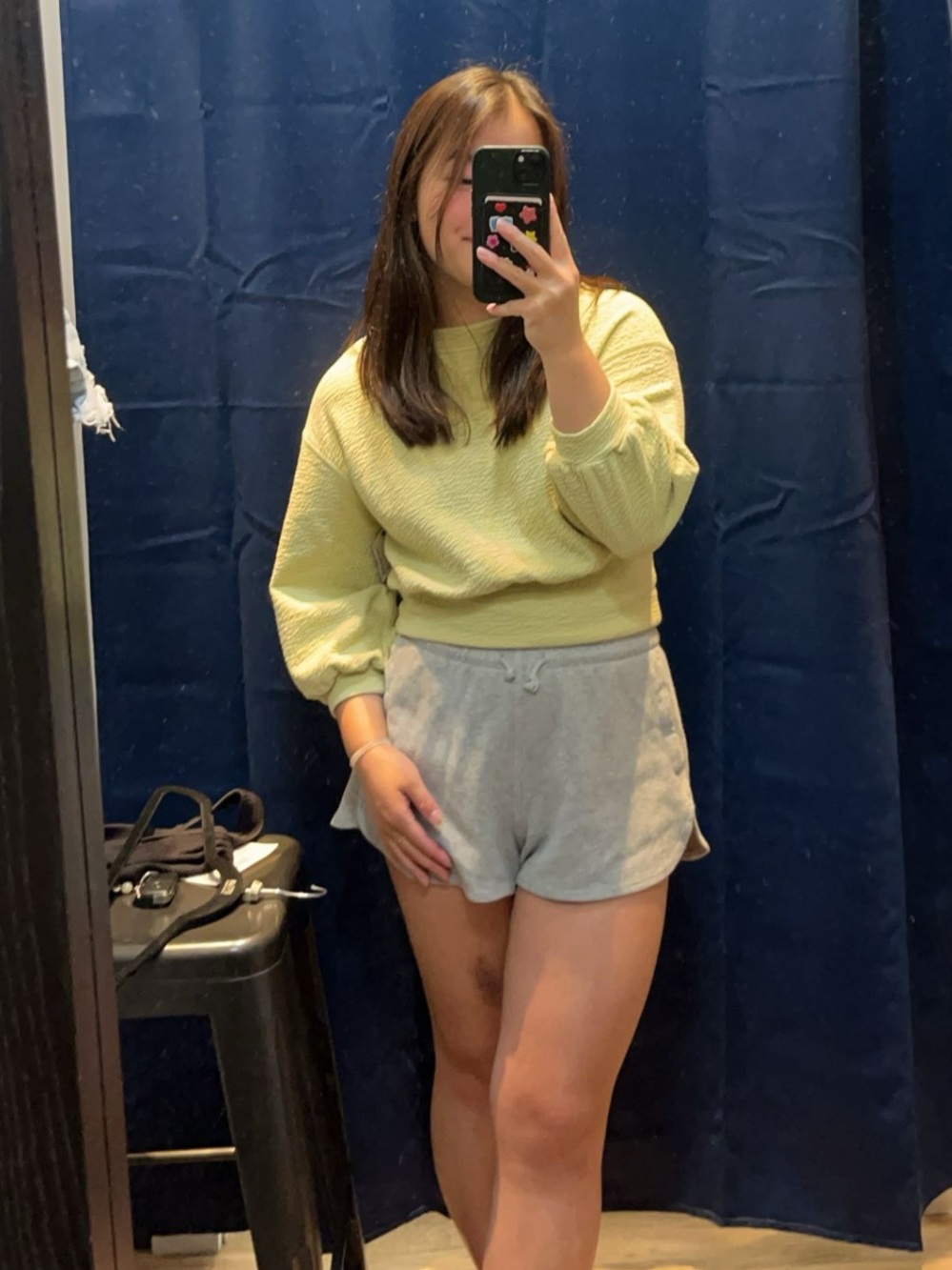 lululemon athletica Cropped Crewneck Sweater in Light Olive